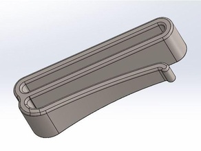 Membrana fivela alça cinto grampo ajustar guardador 3d print model - Mito3D