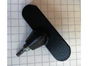 finger screwdriver bit drill screw 3d print model - Mito3D