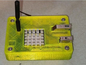coperchio ospitare sovradimensionato radiatore arancia pi Light 2 Astuccio guaina 3d print model - Mito3D