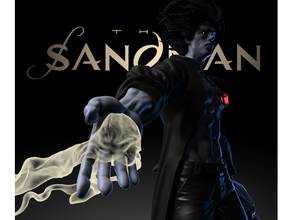 sandman 3dminiature 3dprinting antihero comic dreams impresion3d neilgaiman sandmanicon superhero vertigocomics 3d print model - Mito3D
