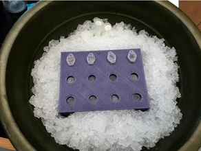 15ml eppendorf microcentrifuge tube ice rack biology holder 3d print model - Mito3D