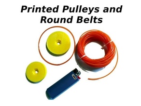 personnalisateur pulley ceintures machine openscad poulie ceinture 3d print model - Mito3D