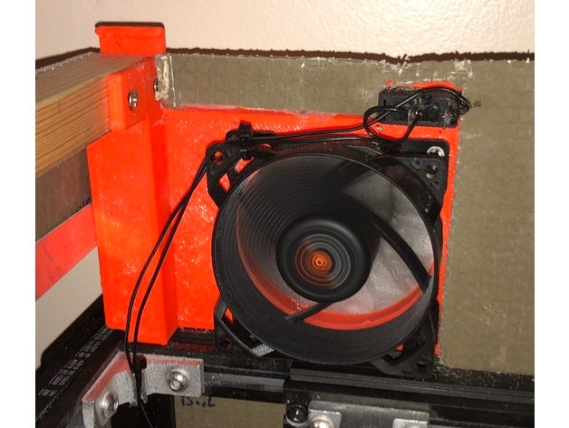 printer air filter hepa 3D print model - Mito3D
