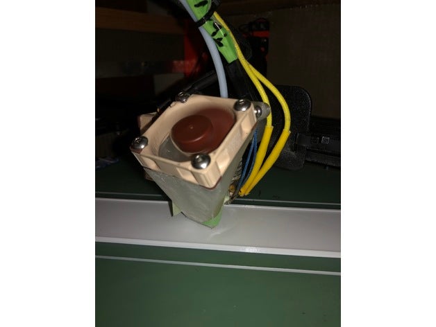 e3d v6 noctua refroidissement ventilateur 3D print model - Mito3D