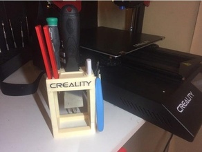 Creality araçlar ayakta durmak araç kutusu alet standı Kulp destek 3d print model - Mito3D