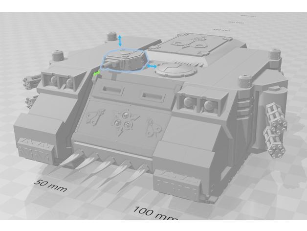bossu remixé pièces peste Marin espace warhammer40k marteau guerre 40000 40k 3D print model - Mito3D