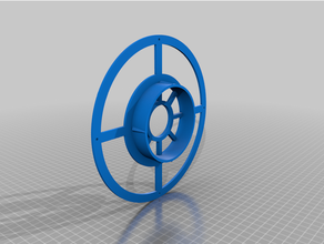 inland pla+ reusable spool 3d print model - Mito3D