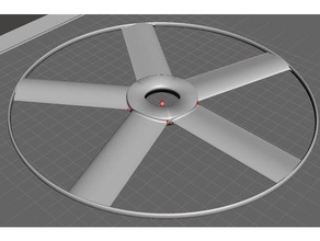 volador alas platillo ala 3d print model - Mito3D