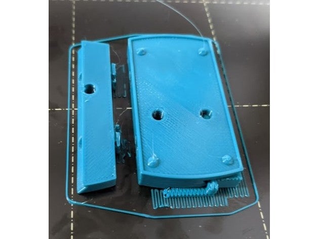 docter noblex 11mm coda rondine adattatore rotaia rosso punto 3D print model - Mito3D