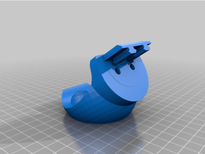 raquetball feet profile - holes 3d print model - Mito3D