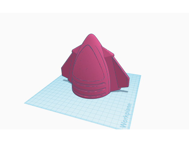 passageiro nariz cone fixo 3D print model - Mito3D