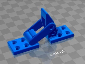 latch+toggle+lock+samesize 4 single pieces 3d print model - Mito3D
