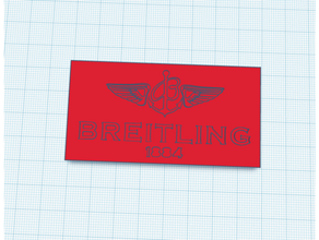 Breitling logo 3d print model - Mito3D