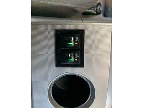 asiento calentador cambiar interruptor panel adaptador 3d print model - Mito3D