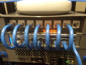 unifi us-8-60w shelf mini rack server switch 3d print model - Mito3D