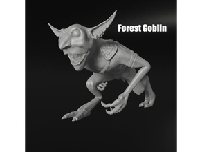 foresta goblin creatura buio dnd miniatura mostro 3d print model - Mito3D