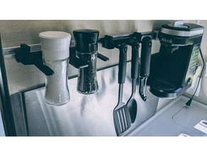 ltv kitchen utensil rack 3d print model - Mito3D