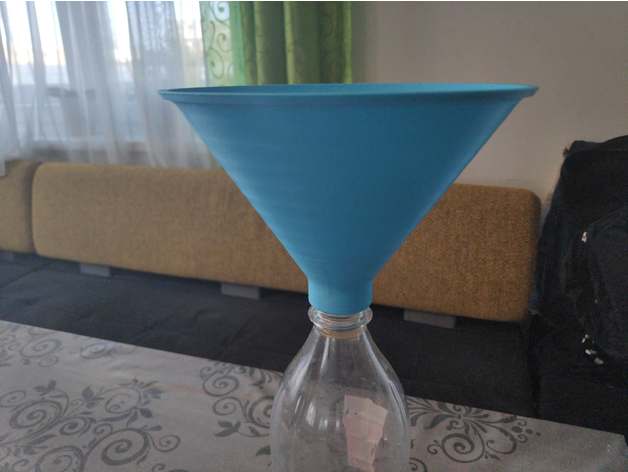 pet bottle funnel cap 3D print model - Mito3D