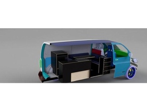 universel campeur intérieur 3d print model - Mito3D