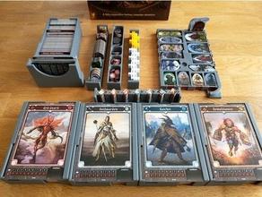 gloomhaven jaws lion boardgame box inserts 3d print model - Mito3D