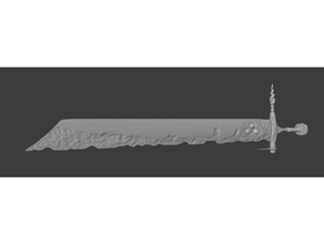 espada decaer 40k caos demonio Nurgle Plaga putrefacción martillo guerra arma 3d print model - Mito3D