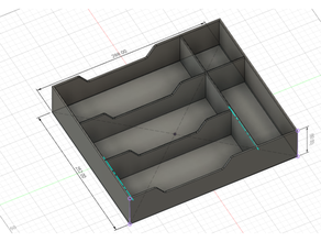 coutellerie tiroir plateau 3d print model - Mito3D