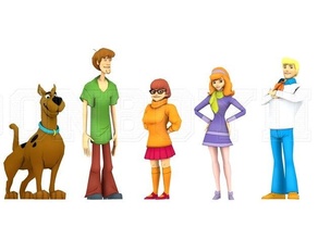 scooby doo personnages 3d print model - Mito3D