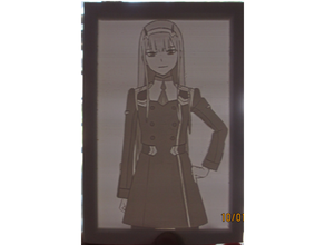 Lithophan Anime niedlich Liebling franxx Mädchen 3d print model - Mito3D