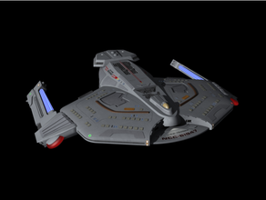 saber class starship 3d print model - Mito3D