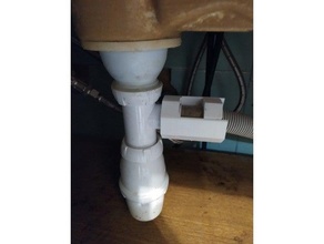 evacuation adapter dishmachine dishwasher siphon 3d print model - Mito3D
