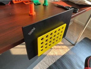 desk laptop mount bracket stand 3d print model - Mito3D
