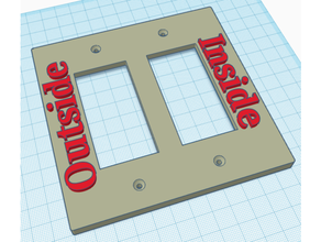 doble balancín ligero cambiar interruptor 3d print model - Mito3D
