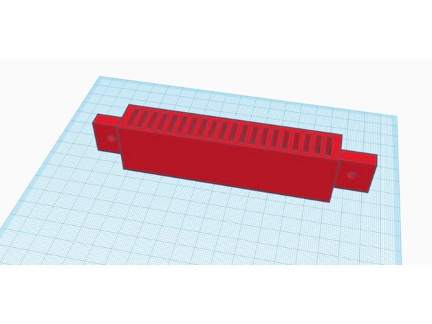 herbewegen Klinge Halter Unterstützung Mauer montieren 3D print model - Mito3D