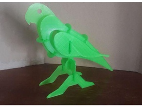 pappagallo parrot puzzle 3d print model - Mito3D