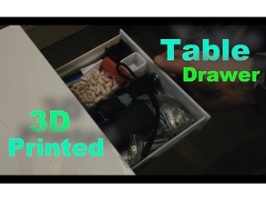table drawer drawers mini tabletop 3d print model - Mito3D