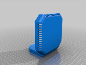 xiaomi ax1800 router wall mount ventilation holes 3d print model - Mito3D