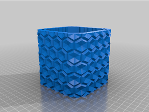 yeniden düzenleme geometrik Lamba gölge 3d print model - Mito3D