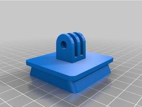 gopro tripod clip combination mount 3d print model - Mito3D
