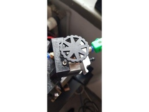 extruder wheel medium long shaft 3d print model - Mito3D