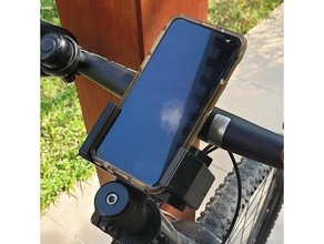 bicicleta phone monte 3d print model - Mito3D