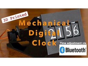 mecânico digital relógio 3d print model - Mito3D