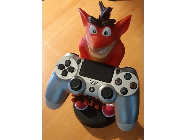 Absturz Bandicoot Regler Telefon Halter Unterstützung Crashbandicoot Spiel frecher Hund Videospiel Video Spiele Charakter 3D print model - Mito3D