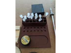 planchette ricaricando versare Armi polvere noire ricaricare tavola nero vecchio utensili 3d print model - Mito3D
