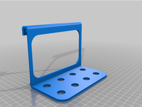 frag cremagliera supporto taglio acquario reciphal 3d print model - Mito3D