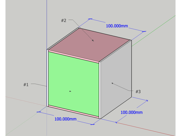 boîte 3mm acrylique feuille 3D print model - Mito3D