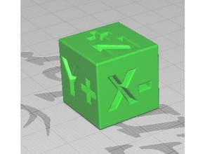 20mm calibration cube 3d print model - Mito3D