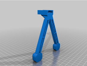 nerf bipod supports required mod simple 3d print model - Mito3D