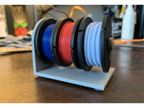 50mm wire spool holder rack 3d print model - Mito3D