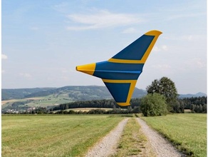 wilde hummel corto fusoliera aereo delta 3d print model - Mito3D