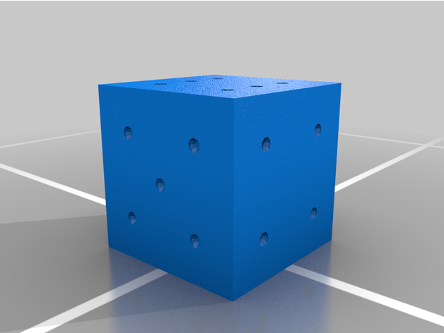 weighted dice 3D print model - Mito3D
